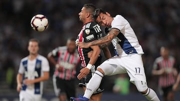 El colombiano Dayro Moreno ya le ha marcado en cuatro ocasiones a equipos brasile&ntilde;os en la Copa Libertadores. 