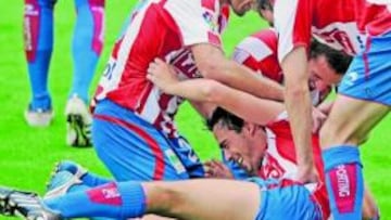 <b>APABULLANTE. </b>El Sporting fue una apisonadora.