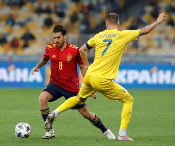 Dani Ceballos y Andrii Yarmolenko.