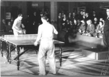 Perry was less known for his table tennis achievements which is understandable as he was only the WORLD CHAMPION (in 1929).