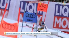 La caída de Lindsey Vonn por la que medita la retirada