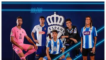 Estas son las nuevas camisetas que lucirá el Espanyol 2022-23