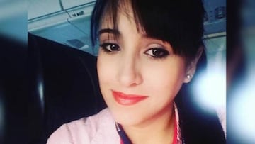 La azafata Ximena Suárez, una de los seis supervivientes del accidente de avión del Chapecoense.