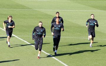 Real Madrid train ahead of trip to Catalonia to face Girona