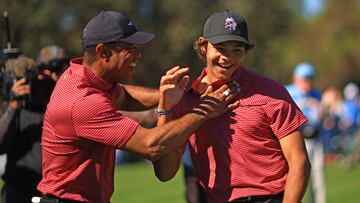 Woods’ Jupiter Links Golf Club were heavily beaten by Los Angeles Golf Club, starring Collin Morikawa, in the second TGL match.