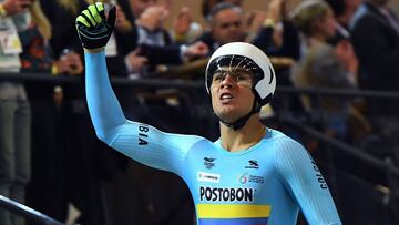 Puerta: el cu?ado de Gaviria logra el oro mundial en Keirin