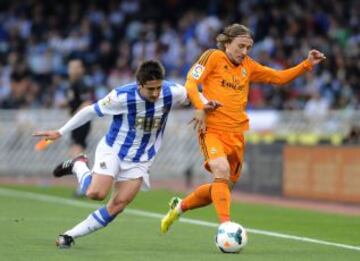 Markel Bergara y Modric.