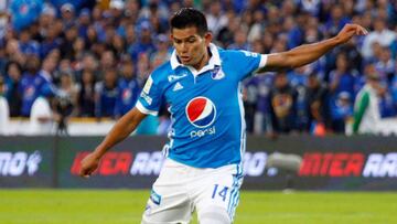 David Silva cumple 100 partidos con la camiseta de Millonarios.