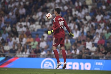 El debut de Courtois en imágenes