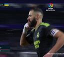 Había morbo tras el Mundial y no defraudó: icónica celebración de Benzema