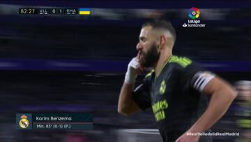 Había morbo tras el Mundial y no defraudó: icónica celebración de Benzema