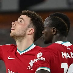 Diogo Jota le devuelve el gol al Liverpool