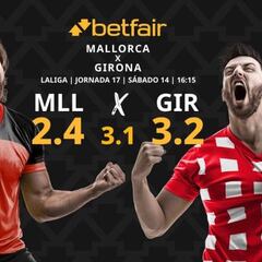 RCD Mallorca vs. Girona FC: horario, dónde ver, pronósticos y clasificación