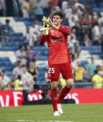 El debut de Courtois en imágenes