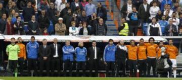 Real Madrid-Osasuna. Banquillo del Real Madrid.