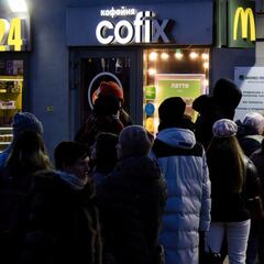 What American fast food restaurants are in Russia?