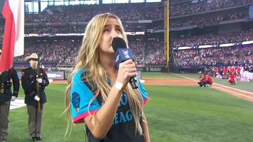 Singing the national anthem at a sporting event is an honor, but sometimes it doesn’t quite hit the right note.