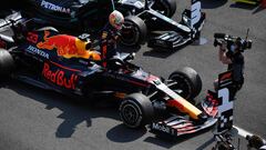 Max Verstappen (Red Bull RB16) gan&oacute; el GP del 70&ordm; Aniversario en Silverstine (F1 2020). 