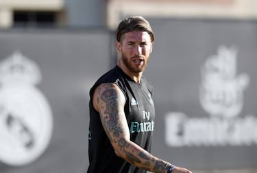 Sergio Ramos returns to Madrid training after mysterious injury