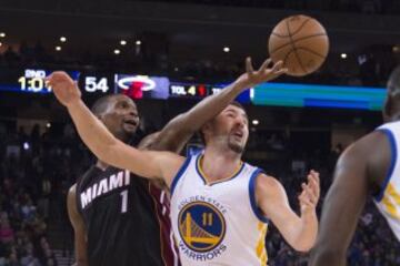 Chris Bosh y Klay Thompson.