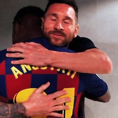 Messi bendice el asalto de la cantera azulgrana al Camp Nou
