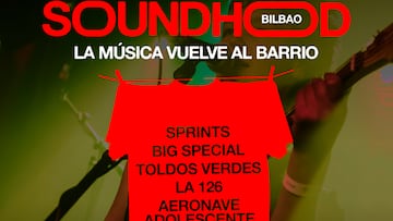 Cartel del Sounhood en Bilbao.