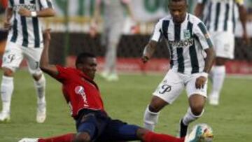 El delantero, durante el primer semestre de 2015, jugó con Atlético Nacional.