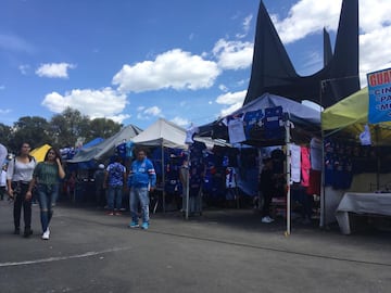 El Estadio Azteca se pintó de celeste en el regreso de Cruz Azul