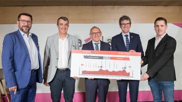 Presentación de la Vuelta en Vitoria