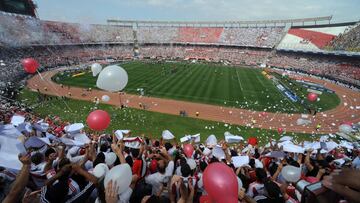 Estadio Monumental de River.