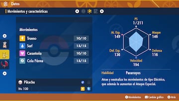 pokemon escarlata purpura pikachu teratipo agua 7 estrellas teraincursion