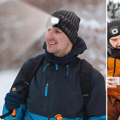 Así es el gorro con luz led ideal para caminar o correr por la noche