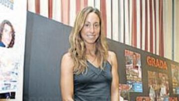 <b>ELEGANTE. </b>Gemma Mengual exhibió palmito en Madrid anoche.
