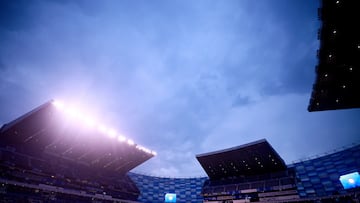 Soccer Football - Liga MX - Cruz Azul v Pachuca - Estadio Cuauhtemoc, Puebla, Mexico - April 4, 2026 General view inside the stadium before the match REUTERS/Eloisa Sanchez