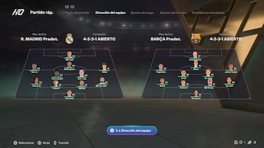 El Clásico score prediction, courtesy of EA Sports soccer simulator 