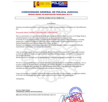 La Policía Nacional no te investigará por tener pornografía, el email que debes borrar