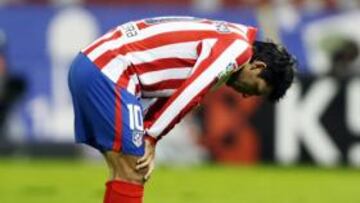 Agüero continúa renqueante y no se entrena con el Atlético