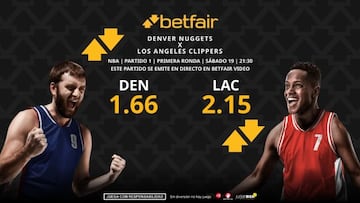 Denver Nuggets vs. Los Angeles Clippers: horario, dónde ver, pronósticos, estadísticas y cuadro