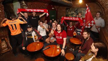 Los ‘Madrid Reds’ se reunieron en su sede, el Pub Triskel, en el madrileño barrio de Malasaña.