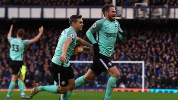 Brighton venció 2-3 a Everton por Premier League.