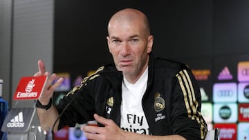 07/03/20 RUEDA DE PRENSA DE ZIDANE REAL MADRID 