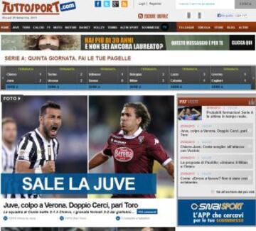 Portadas de la prensa extranjera