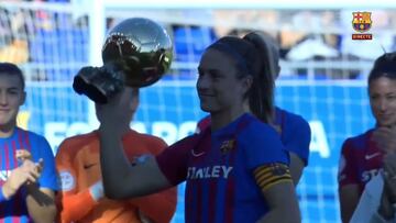 Para la historia: Alexia Putellas, con el Balón de Oro en el Cruyff