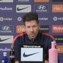 Simeone: "Hay un crecimiento evidente en Joao, pero no por el partido del otro día"
