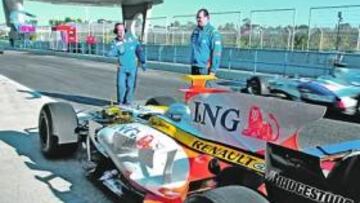 <b>EL R28 YA ES HISTORIA. </b>El R29 de Renault echa a andar hoy en el trazado portugués de Portimao.