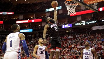 Unos Rockets en estado de gracia llenan de dudas a los Sixers