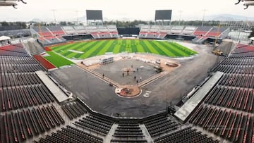 La transformación el Alfredo Harp Helú para recibir la MLB Mexico City Series