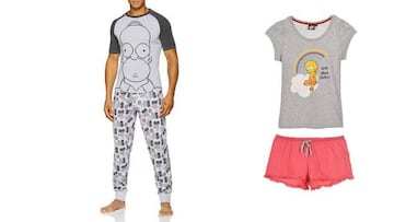 Para hombre o para mujer, hay pijamas de Los Simpson para todos