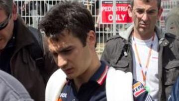 <b>OTRO VARAPALO. </b>La nueva intervención de Pedrosa es un nuevo jarro de agua fría para él.