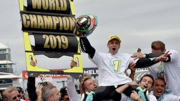 Dalla Porta se coronó campeón de Moto3 en Australia.